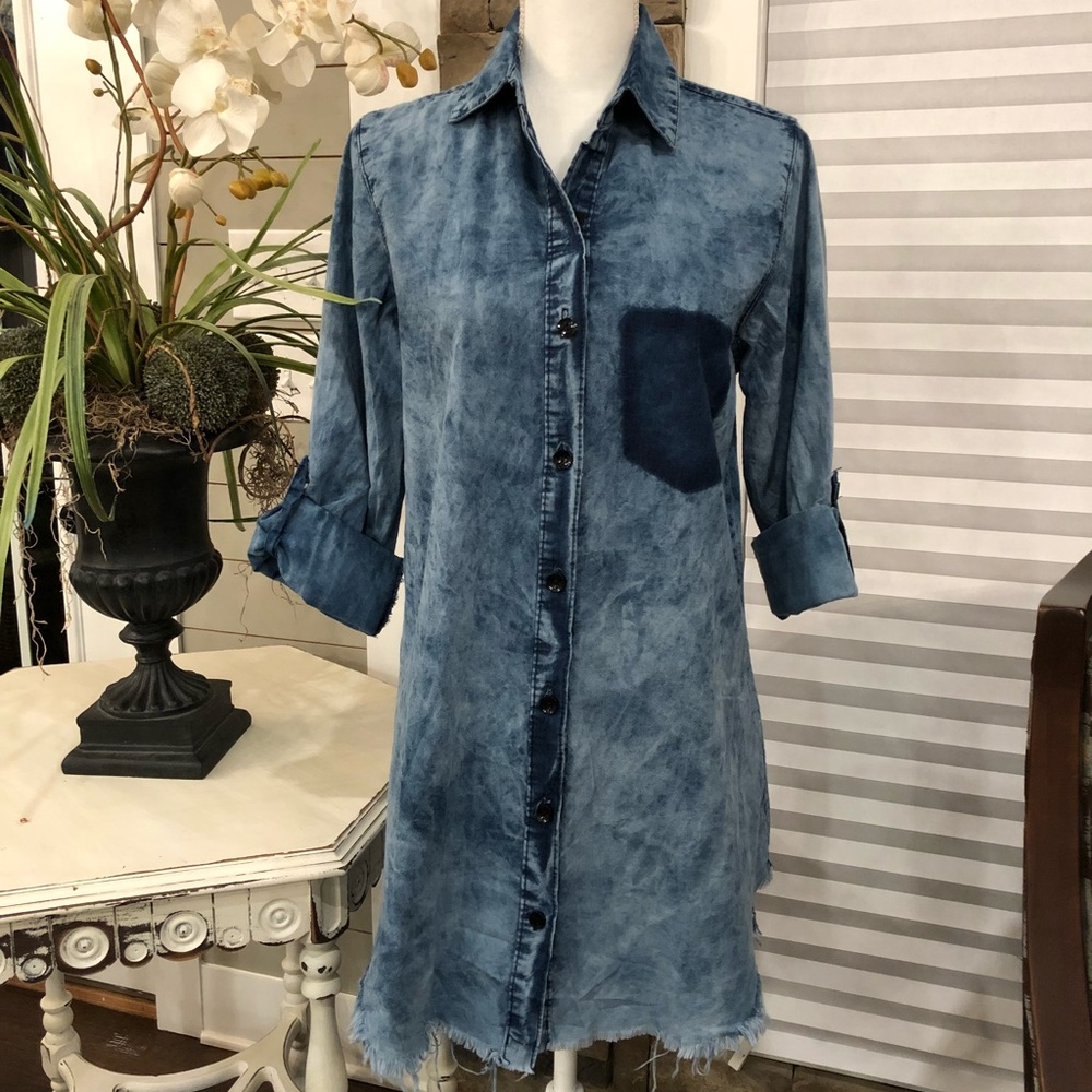 Denim-colored Shirt